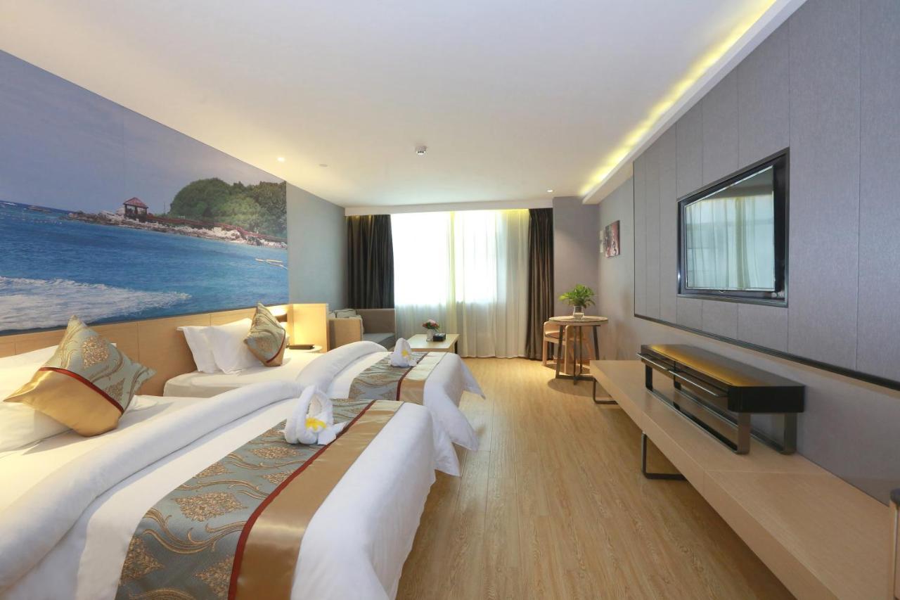 锦江都城酒店海南省政府日月广场免税店 Haikou  Bagian luar foto