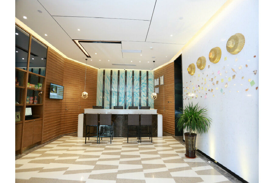 锦江都城酒店海南省政府日月广场免税店 Haikou  Bagian luar foto