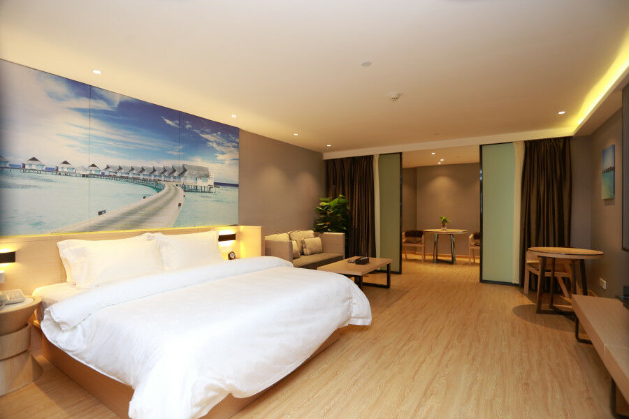 锦江都城酒店海南省政府日月广场免税店 Haikou  Bagian luar foto