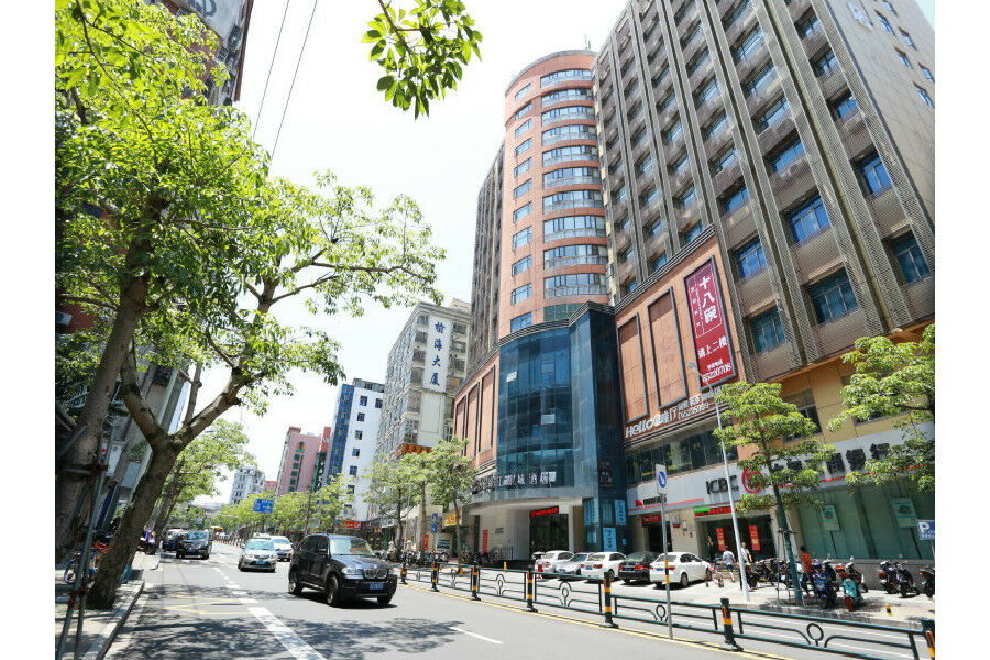 锦江都城酒店海南省政府日月广场免税店 Haikou  Bagian luar foto
